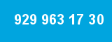 929 963 17 30 929 963 17 30